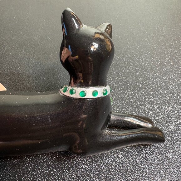 ENCHANGED AMOUR Black Cat Figurine Collection by Hamilton - Picture 4 of 6